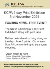 KCPA One Day Print Exhibition @ Detling Village Hall