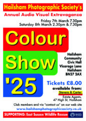 Hailsham Photographic Society’s Annual Audio Visual Extravaganza @ Hailsham Community Civic Hall